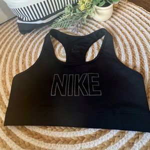 Nike DRI-FIT Sports Bra | Block Letter | Size M